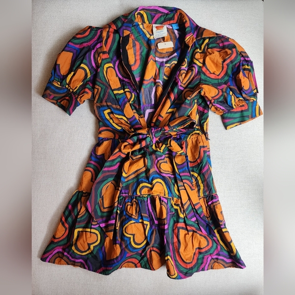 Farm Rio x Anthropologie Front Bow Dress - Picture 2 of 6